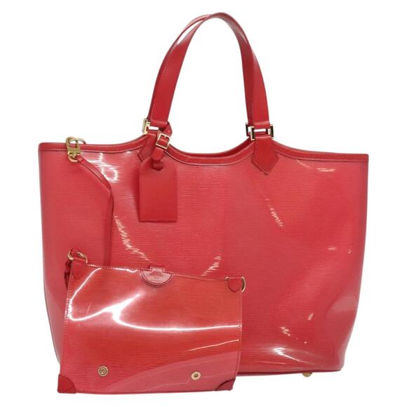 LOUIS VUITTON Epi Plage Lagoon Bay Tote Bag Red M92150 - Picture 1 of 16